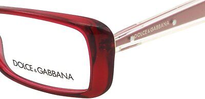 Dolce & Gabbana Mambo Collection Dg3142 Eyeglasses 550 Transparent Red 53mm