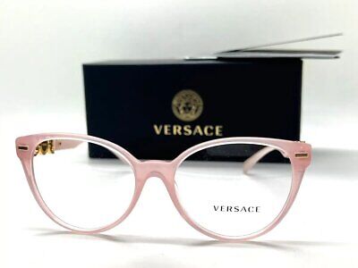 NEW Versace 3334 Eyeglasses 5402 Pink 100% AUTHENTIC 55mm