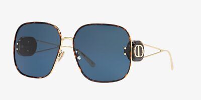 Dior DIORBOBBY Blue Square Ladies Sunglasses 64mm