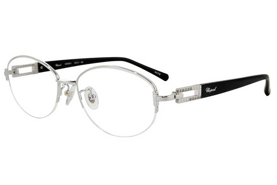 NEW Chopard VCHD07J-579-52mm Silver Eyeglasses