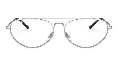 NEW Ray Ban RX6454-2501 Silver Eyeglasses 58mm