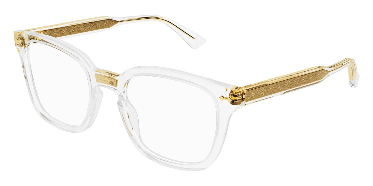 Gucci GG0184O 011 50mm Crystal Eyeglasses