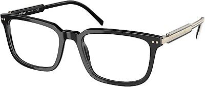 Eyeglasses Prada PR 13 YVF AAV1O1 Black 56x18x145mm