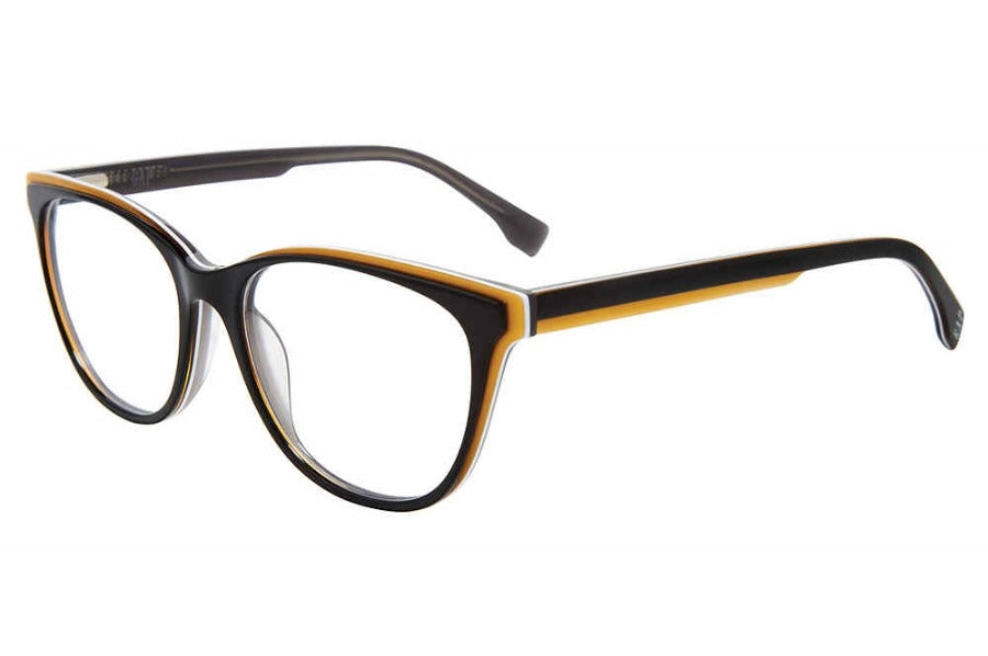 Gap Eyeglasses VGP023 BLACK YELLOW 52mm