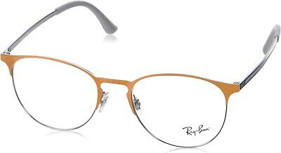Ray-Ban 0RX6375 51 Gunmetal Top/Orange One Size