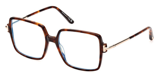 Tom Ford Eyeglasses FT5915-B 052 53 - Red Havana 53mm