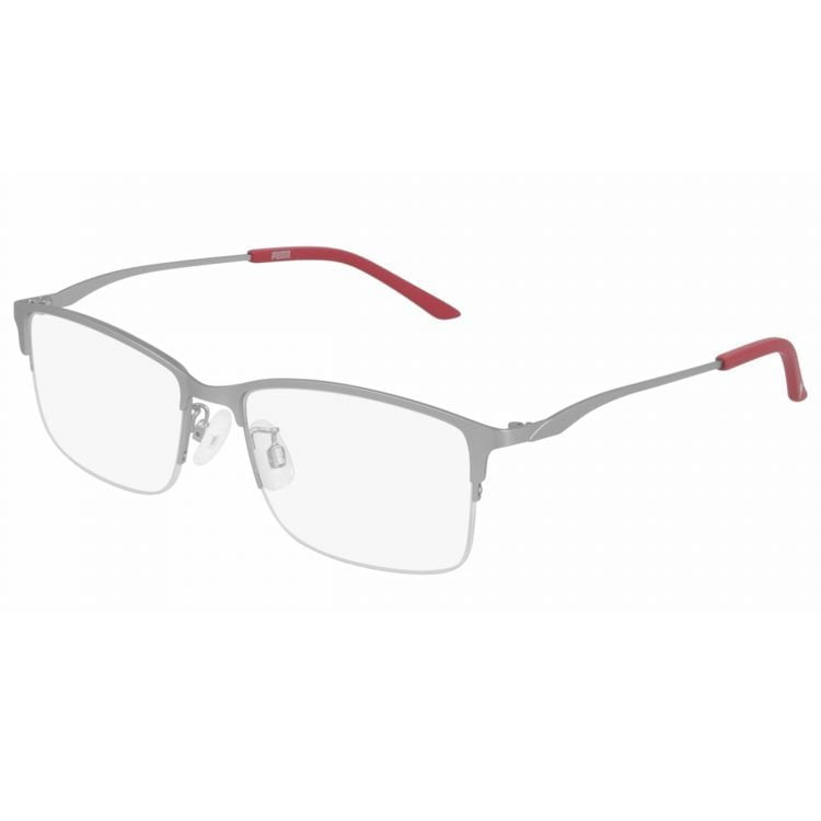 PUMA Eyeglasses PE0163OA-002 Grey Red 56mm