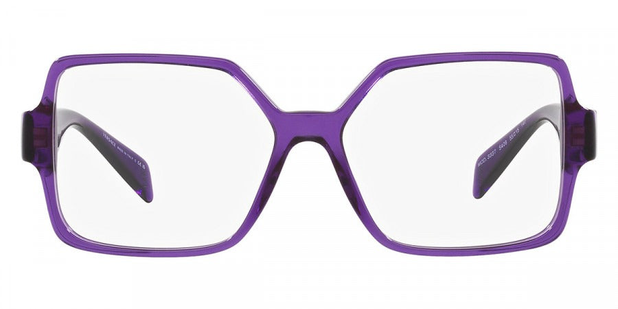 Versace VE3337 5408 53 Transparent Violet Eyeglasses 53mm