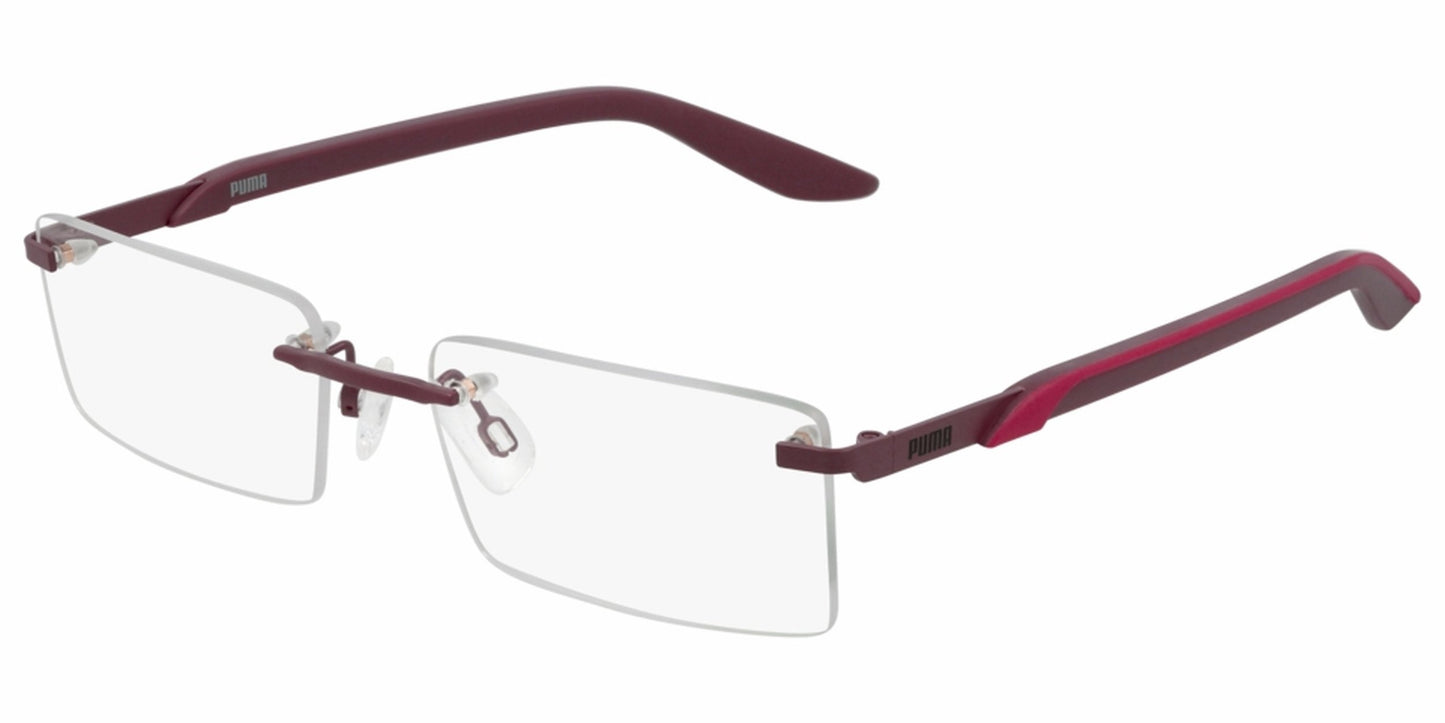 PUMA Eyeglasses PE0151OI-003 Burgundy 53mm