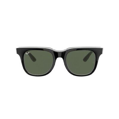 Sunglasses Ray-Ban RB4368 6521/71 51 Black White Grey 51mm