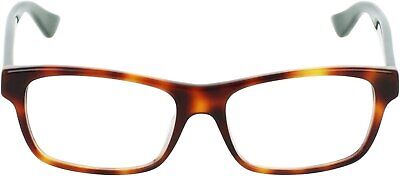 Gucci Mens Square/Rectangle Havana Green Transparent Fashion Designer Eyewear...