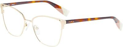 Furla Eyeglasses VFU 360 0300 Gold 54/16/140mm