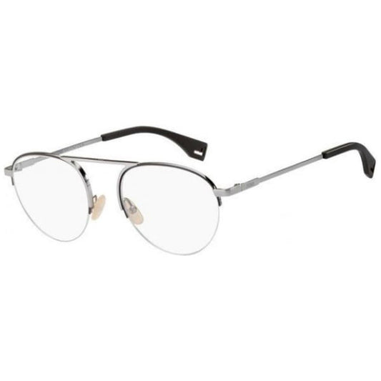 Fendi FFM0106-WIJ Round Siver Eyeglasses 51mm