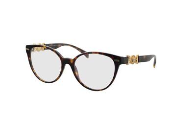 Versace Demo Cat Eye Ladies Eyeglasses VE3334F 108 55