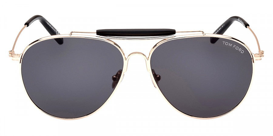 Tom Ford Mens Sunglasses FT0995 Raphael-02 28A 59 - Shiny Rose Gold 59mm