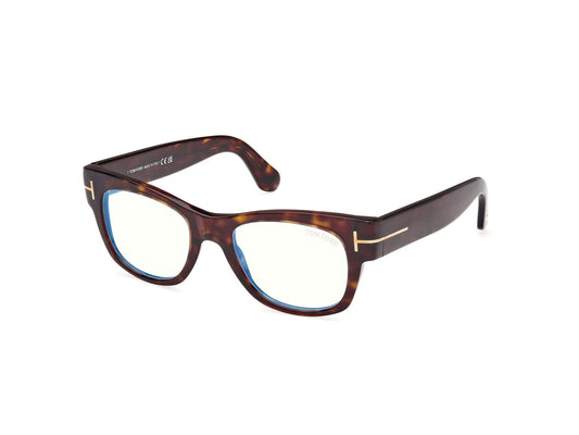 Tom Ford FT5040-B 052 Blue Light Block Square Unisex Eyeglass 52mm