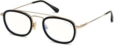 Tom Ford Unisex Ft5677-B 52Mm Blue Light Optical Frames