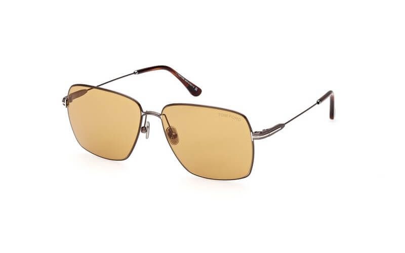 TOM FORD Mens Sunglasses FT0994 08E Gunmetal/Brown 58mm