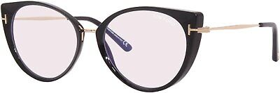 Eyeglasses Tom Ford FT 5815 -B 001 Shiny Black, Rose Gold 54mm