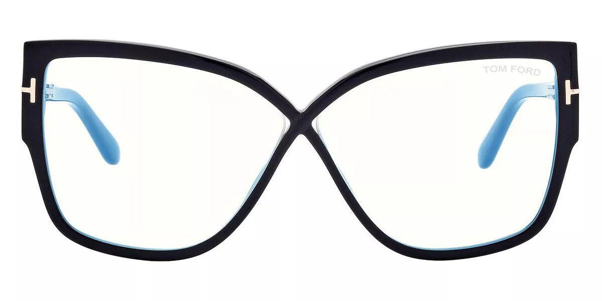 Tom Ford FT5828-B Eyeglasses Geometric 60mm New & Authentic