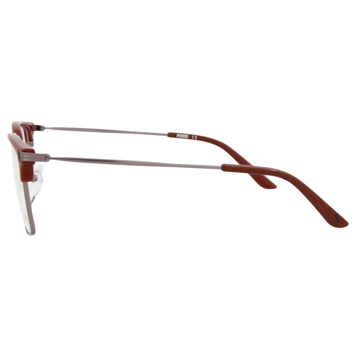 PUMA Eyeglasses PE0089O-004-54 Red Grey Mens 54mm