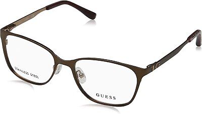 Guess GU-2623-050 Dark Brown Cat-Eye Women's Acetate Eyeglasse 50x17x135mm
