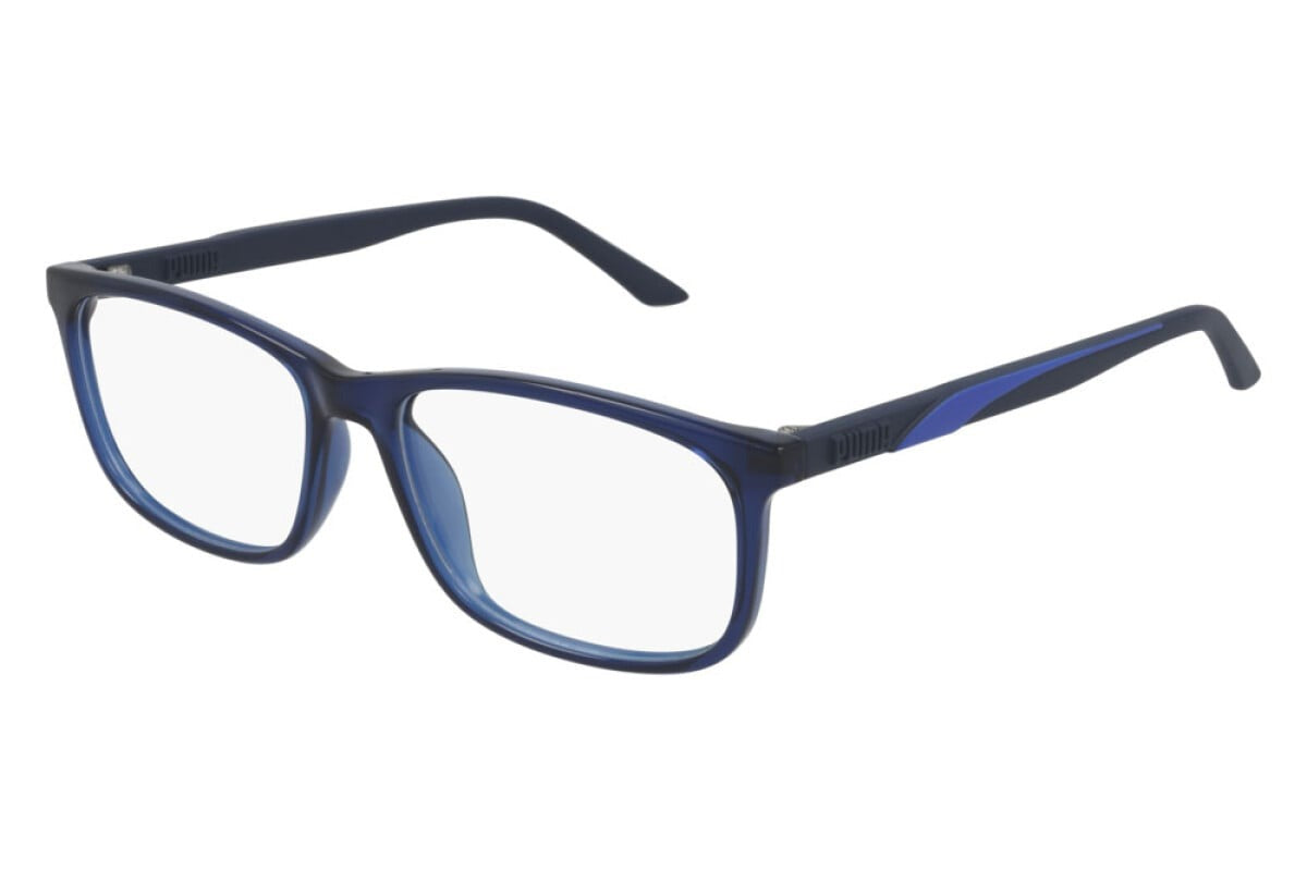 PUMA Eyeglasses PU0333O-003-58mm Blue Men's