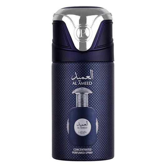 Lattafa Al Ameed Deodorant Body Spray 9.0 Ounce (Unisex)