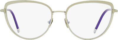 Tom Ford Blue Block Eyeglasses TF5741B 016 Palladium/Burgundy 55mm FT5741