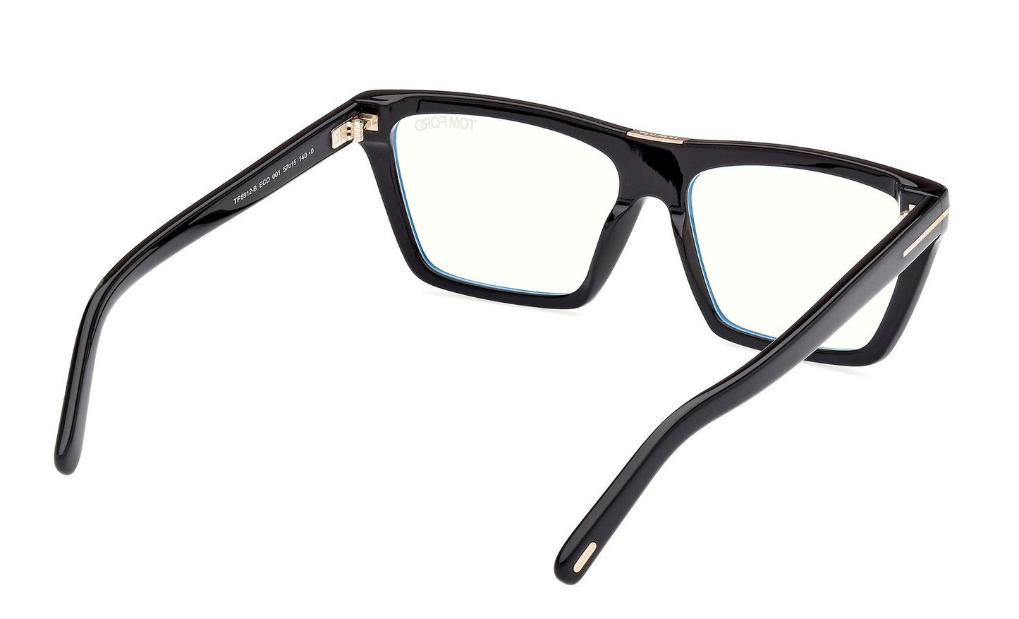 Tom Ford Black Eyeglasses FT5912-B 001 57mm