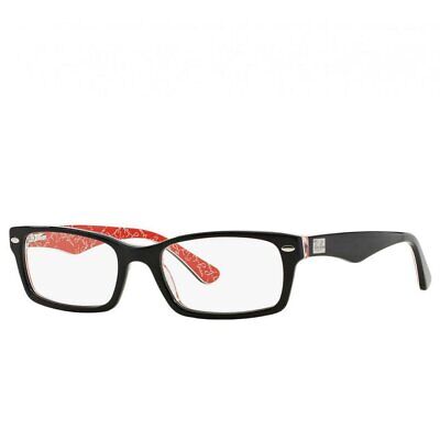 Ray-Ban Rx5206 Rectangular Prescription Eyeglass Frames 52mm