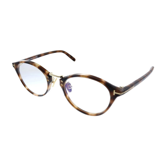 Tom Ford FT 5728 Plastic Unisex Oval Eyeglasses Havana 51mm Adult