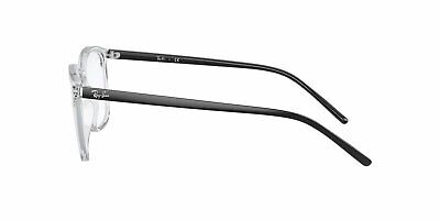 NEW AUTHENTIC RAY BAN RB 7185F 5943 Clear 54mm