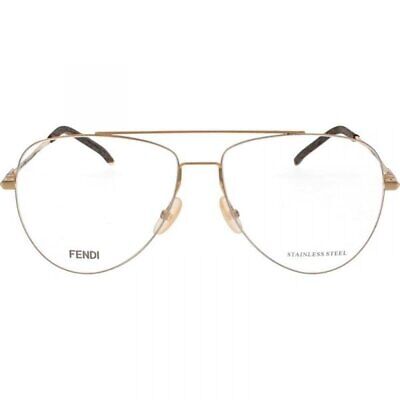 Fendi FFM0048-01Q GOLD Eyeglasses 57mm