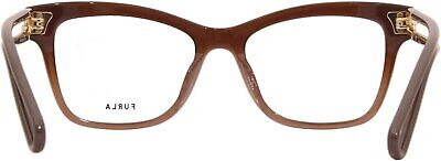 Furla Eyeglasses Women's VFU438 06PB Brown 53-17-140mm