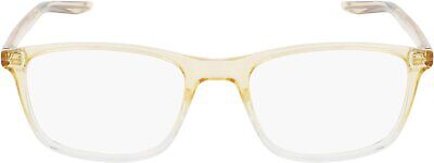 Nike-7129 709 Rectangle Eyeglasses Club Gold Fade 52mm