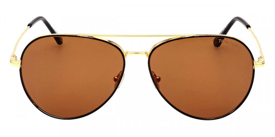 Tom Ford Mens Sunglasses FT0996 Dashel-02 01J 62 - Shiny Yellow Gold 62mm