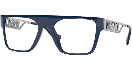 Versace VE3326U 911 Eyeglasses Men's Blue Full Rim 53mm