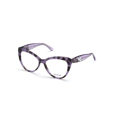 NEW Guess GU2837-083-53mm Havana Purple Eyeglasses