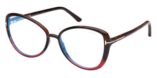 Tom Ford FT5907-B 055 55 Colored Havana Eyeglasses