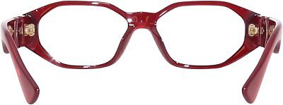 Versace Eyeglasses VE 3320 U 388 Transparent Red