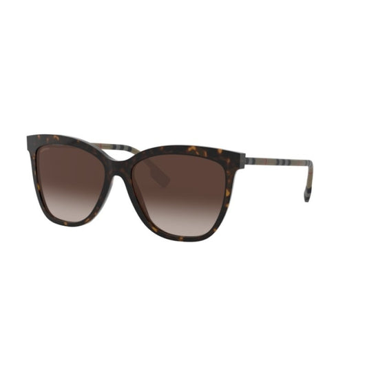 Burberry BE4308 385413 Brown Gradient Cat Eye Ladies Sunglasse 56mm