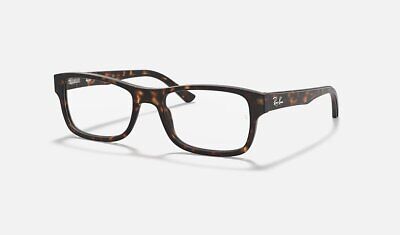 Ray-Ban Rx5268 Rectangular Prescription Eyeglass Frames 52mm