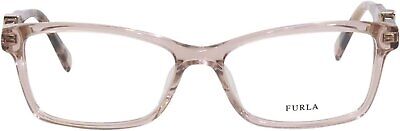 Furla VFU378 Transparent Brown 53/15/135 unisex Eyeglasses Frame