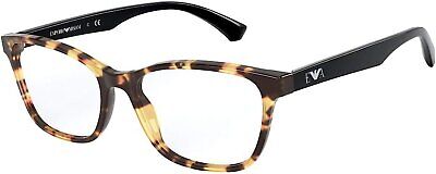 Eyeglasses Emporio Armani EA 3157 F Asian fit 5795 Yellow Havana 54x17x145mm