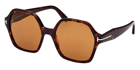 Tom Ford Women Sunglasses FT1032 Romy 52E 56 - Dark Havana 56mm