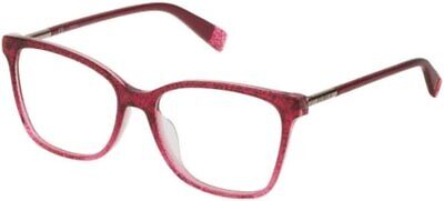 Eyeglasses Furla VFU 248 Pink Glitter 0ADB 53x16x135mm