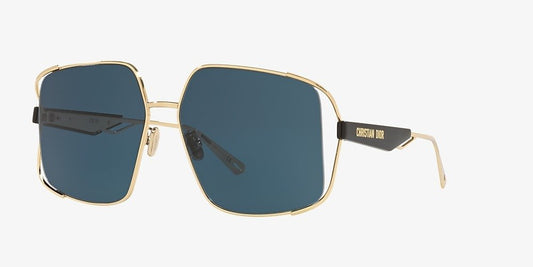 Dior Blue Irregular Ladies Sunglasses CD40037U 10V 61