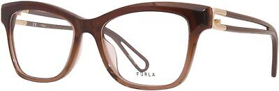 Furla Eyeglasses Women's VFU438 06PB Brown 53-17-140mm