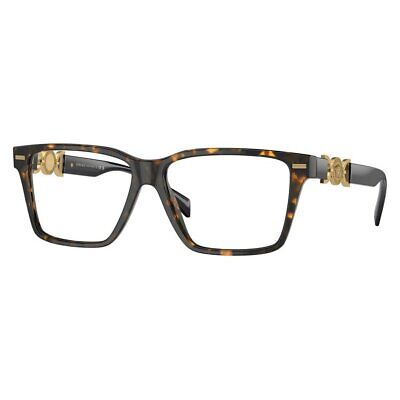 Versace Demo Rectangular Ladies Eyeglasses VE3335 5404 54